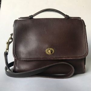 Vintage coach court bag